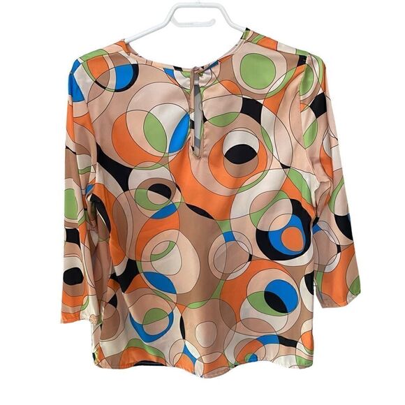 NWOT Colourful Blouse from the Italian Markets - Picture 4 of 5